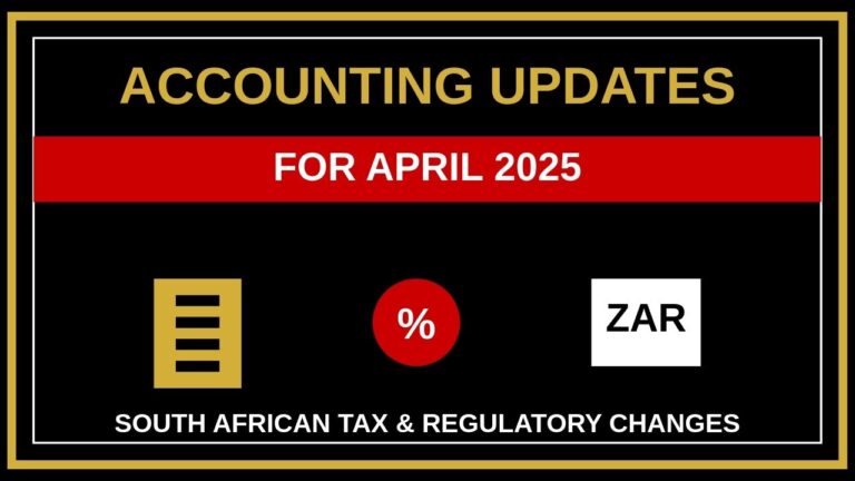 Accounting Updates for April 2025